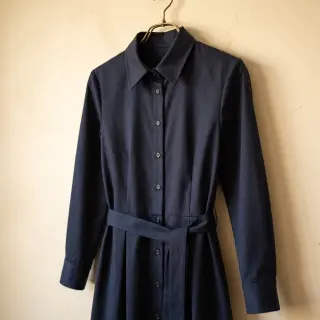 Țesătură din bumbac TWILL Mango marine