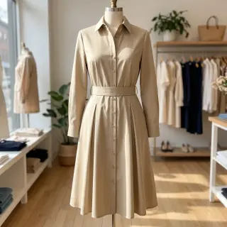 Țesătură din bumbac TWILL Mango light sand