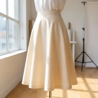 Țesătură din bumbac TWILL Mango ecru