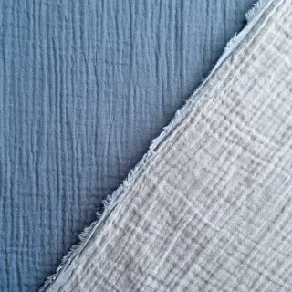 Mușelină DOUBLE FACE cloud blue