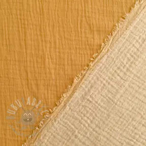Mușelină DOUBLE FACE old yellow