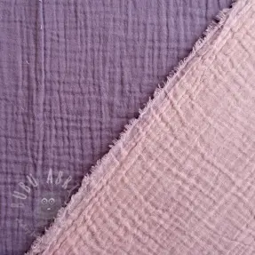 Mușelină DOUBLE FACE lavender
