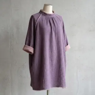 Mușelină DOUBLE FACE lavender