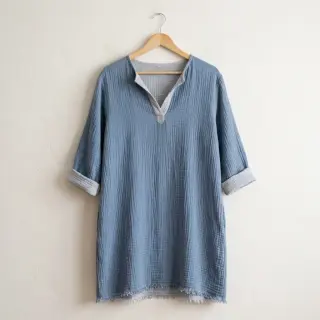 Mușelină DOUBLE FACE cloud blue
