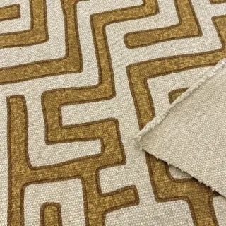 Țesătură decorativă RAFFIA ocre