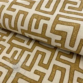 Țesătură decorativă RAFFIA ocre