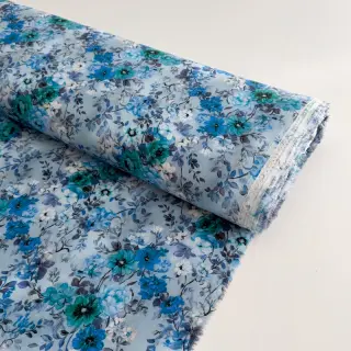 Viscoză RAYON POPLIN Flower sea design D