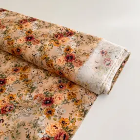Viscoză RAYON POPLIN Flower sea design E