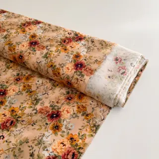 Viscoză RAYON POPLIN Flower sea design E