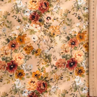 Viscoză RAYON POPLIN Flower sea design E