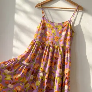Viscoză RAYON POPLIN Fruity design C