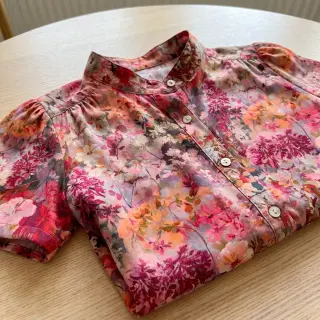 Viscoză RAYON POPLIN Blossoms design A