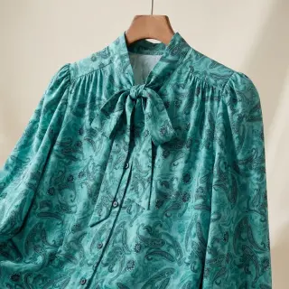 Viscoză RAYON POPLIN Paisley design C
