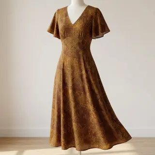 Viscoză RAYON POPLIN Flow design C