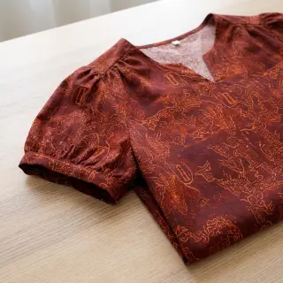 Viscoză RAYON POPLIN Flow design B