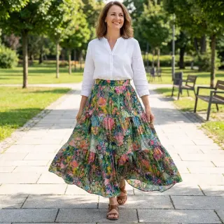 Viscoză RAYON POPLIN Eve design B