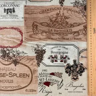 Țesătură decorativă Linenlook Wine label box