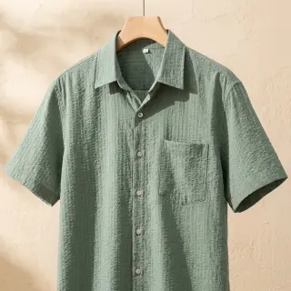 Țesătură din bumbac BUBBLE khaki