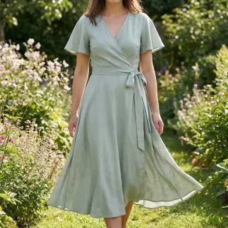 Viscoză cu in WASHED mint