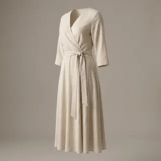 Viscoză cu in WASHED light beige