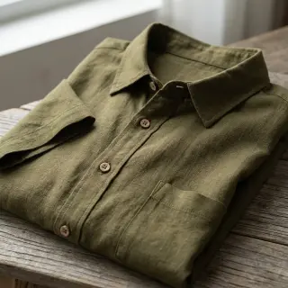 Viscoză cu in WASHED olive