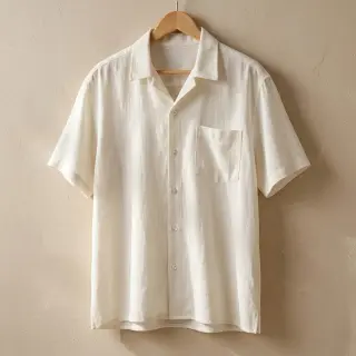 Viscoză cu in WASHED ecru