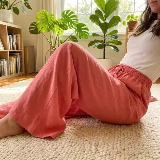 Viscoză cu in WASHED coral