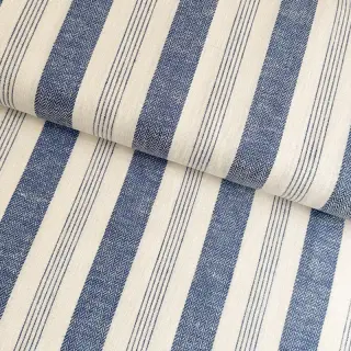 In YARN DYED BIG Stripe blue