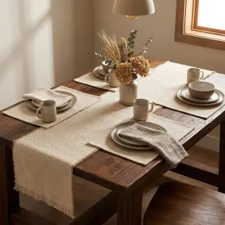 Țesătură decorativă Canevas lin