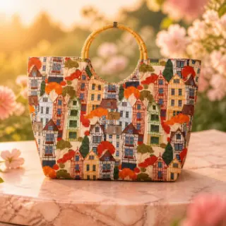 Țesătură decorativă premium Favourite village