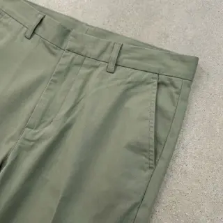 Poplin din bumbac UNI old green