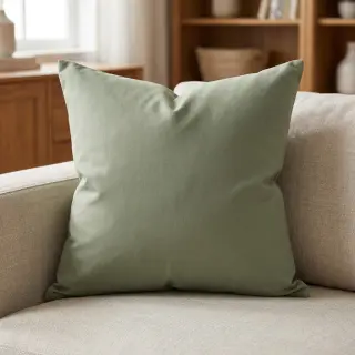 Poplin din bumbac UNI old green