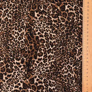 Viscoză RADIANCE Skinny brown digital print