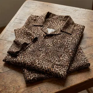 Viscoză RADIANCE Skinny brown digital print