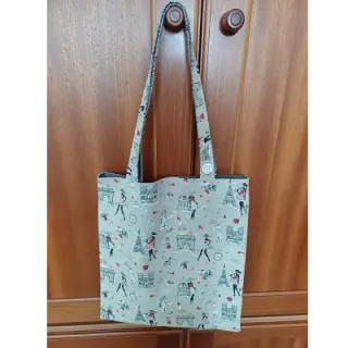 Țesătură decorativă Linenlook Cute Paris multico