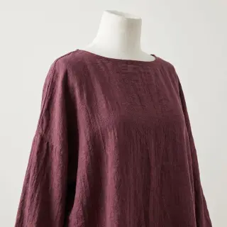 In prespălat STONEWASHED PREMIUM bordeaux