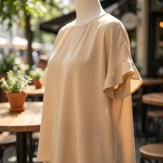 Material bumbac și vâscoză sand
