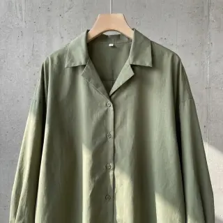 Material bumbac și vâscoză olive