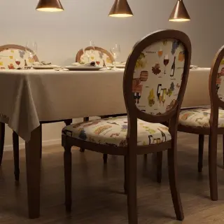 Țesătură decorativă Linenlook Wine tasting