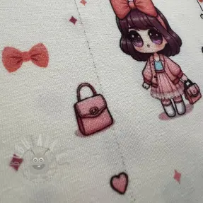 Tricot Dolls white digital print 2nd class