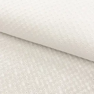 Țesătură din bumbac EMBROIDERY Daniela white