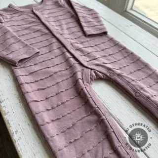 Tricot RUFFLES mauve