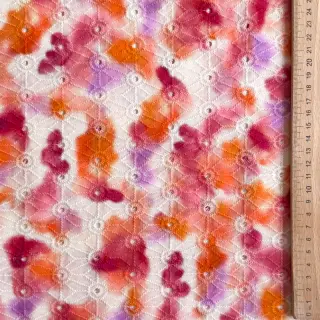 Țesătură din bumbac EMBROIDERY Paint brush design A