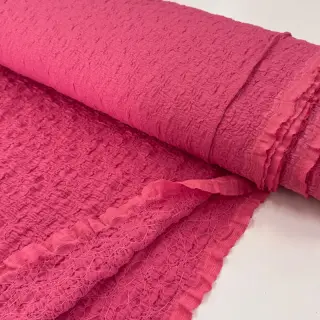 Țesătură din bumbac SMOGGED EMBROIDERY pink