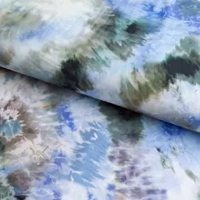 Viscoză TWILL Messy TIE DYE design C