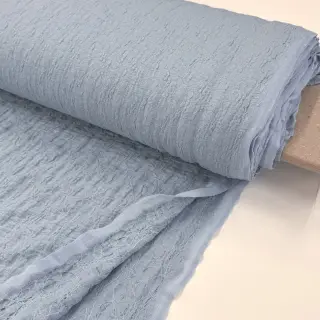 Țesătură din bumbac SMOGGED EMBROIDERY baby blue