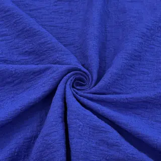 Țesătură din bumbac SMOGGED EMBROIDERY cobalt