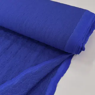 Țesătură din bumbac SMOGGED EMBROIDERY cobalt