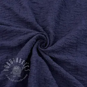 Țesătură din bumbac SMOGGED EMBROIDERY navy
