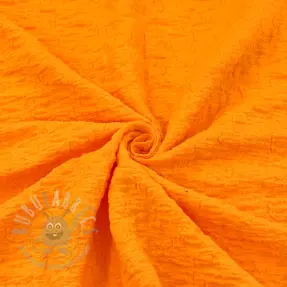Țesătură din bumbac SMOGGED EMBROIDERY orange